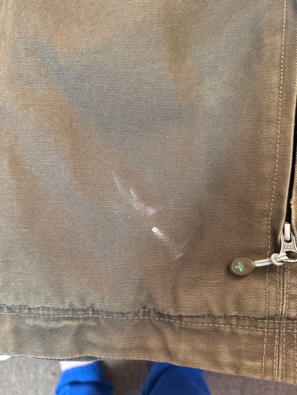 Arborwear Men's Brown Canvas Zip-Up Field Jacket - Picture 4 of 7